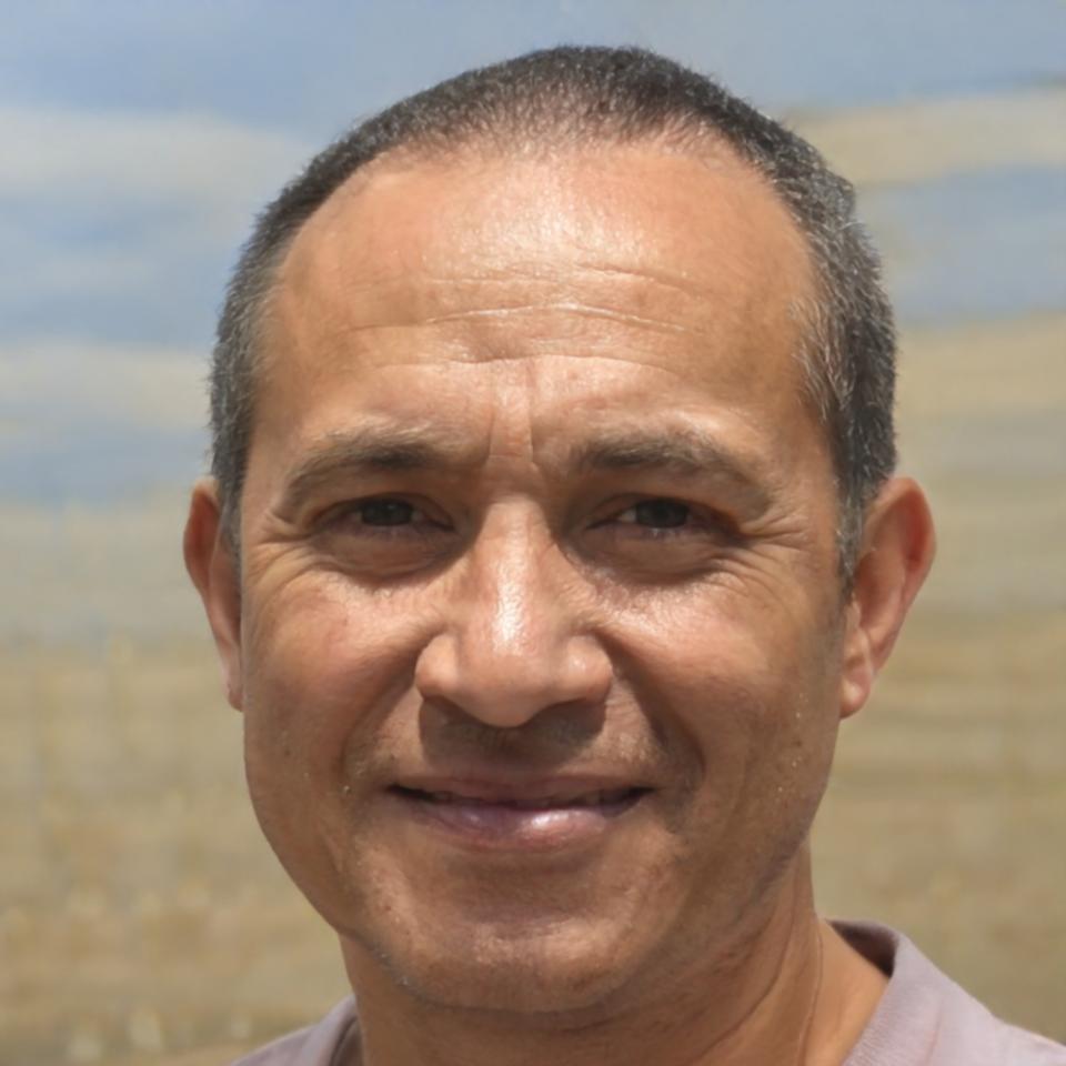 Retrato profesional de Javier Mendoza, analista financiero senior